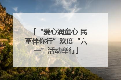 “爱心润童心 民革伴你行”欢度“六一”活动举行