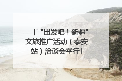 “出发吧！新疆”文旅推广活动（泰安站）洽谈会举行