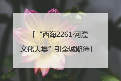 “西海2261·河湟文化大集”引全城期待