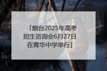 烟台2025年高考招生咨询会6月27日在青华中学举行