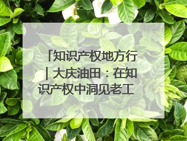 知识产权地方行｜大庆油田：在知识产权中洞见老工业基地的 “创新密码”