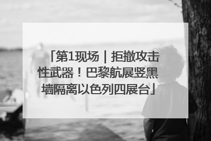 第1现场｜拒撤攻击性武器！巴黎航展竖黑墙隔离以色列四展台