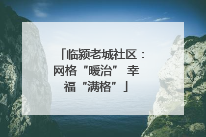 临颍老城社区：网格“暖治” 幸福“满格”