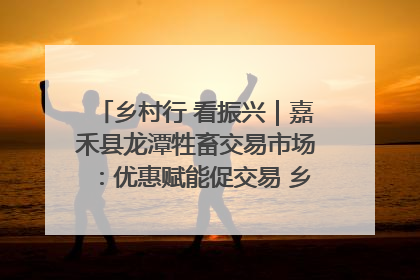 乡村行 看振兴｜嘉禾县龙潭牲畜交易市场：优惠赋能促交易 乡村振兴添动能