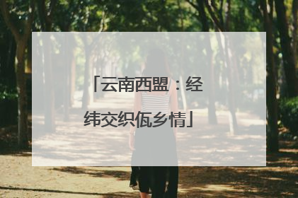 云南西盟：经纬交织佤乡情