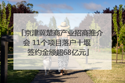 京津冀楚商产业招商推介会 11个项目落户十堰 签约金额超68亿元
