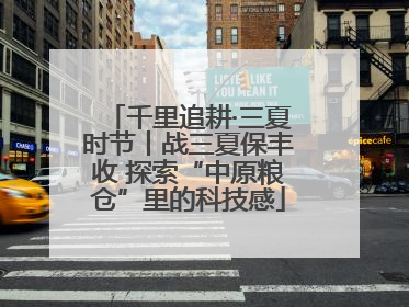 千里追耕·三夏时节丨战三夏保丰收 探索“中原粮仓”里的科技感