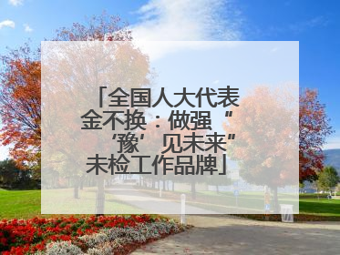 全国人大代表金不换：做强“‘豫’见未来”未检工作品牌