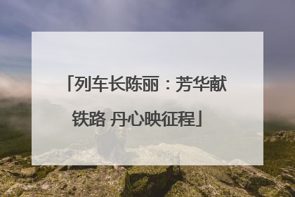 列车长陈丽：芳华献铁路 丹心映征程