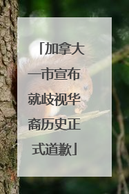 加拿大一市宣布就歧视华裔历史正式道歉
