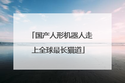 国产人形机器人走上全球最长猫道