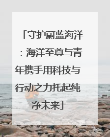 守护蔚蓝海洋:海洋至尊与青年携手用科技与行动之力托起纯净未来