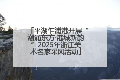 平湖乍浦港开展“潮涌东方·港城新韵”2025年浙江美术名家采风活动