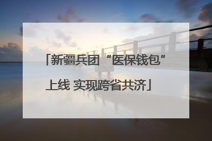 新疆兵团“医保钱包”上线 实现跨省共济