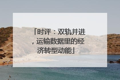 时评：双轨并进，运输数据里的经济转型动能