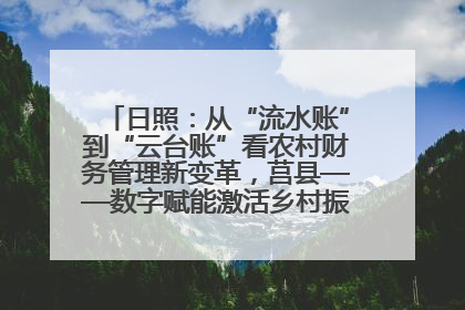 日照：从“流水账”到“云台账”看农村财务管理新变革，莒县——数字赋能激活乡村振兴“一池春水”