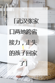 武汉张家口两地跨省接力，走失的孩子回家了