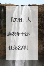 沈阳、大连发布干部任免名单
