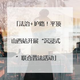 法治+护路！平顶山西站开展“沉浸式”联合普法活动