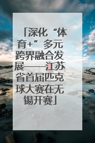 深化“体育+”多元跨界融合发展——江苏省首届匹克球大赛在无锡开赛