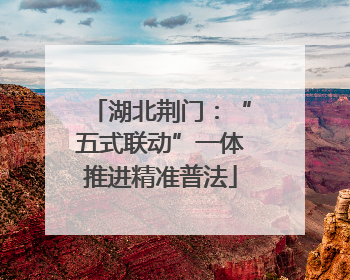 湖北荆门：“五式联动”一体推进精准普法
