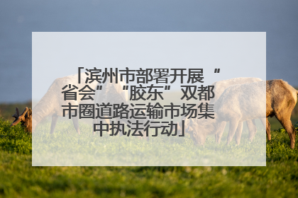 滨州市部署开展“省会”“胶东”双都市圈道路运输市场集中执法行动