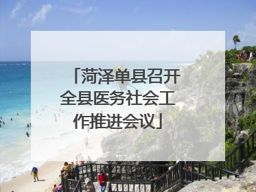 菏泽单县召开全县医务社会工作推进会议