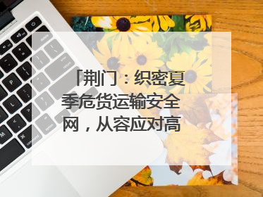 荆门：织密夏季危货运输安全网，从容应对高温汛期挑战