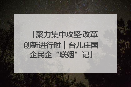 聚力集中攻坚·改革创新进行时｜台儿庄国企民企“联姻”记