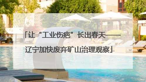 让“工业伤疤”长出春天——辽宁加快废弃矿山治理观察