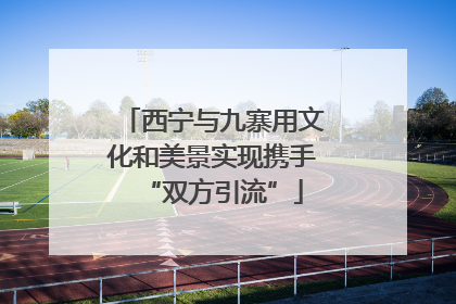 西宁与九寨用文化和美景实现携手“双方引流”