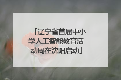 辽宁省首届中小学人工智能教育活动周在沈阳启动