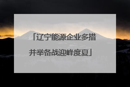 辽宁能源企业多措并举备战迎峰度夏