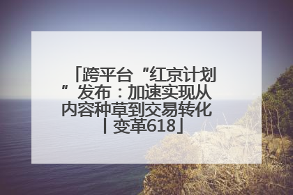 跨平台“红京计划”发布：加速实现从内容种草到交易转化丨变革618