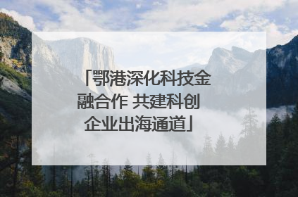 鄂港深化科技金融合作 共建科创企业出海通道