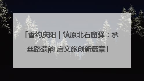 香约庆阳｜镇原北石窟驿：承丝路遗韵 启文旅创新篇章